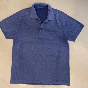 Men’s sz Lg Lululemon polo style golf shirt tech